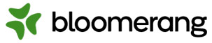 A black and white image of the logo for roomba.